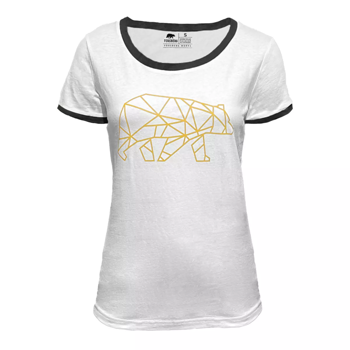 FORSBERG T-Shirt mit Brustlogo Damen - 2