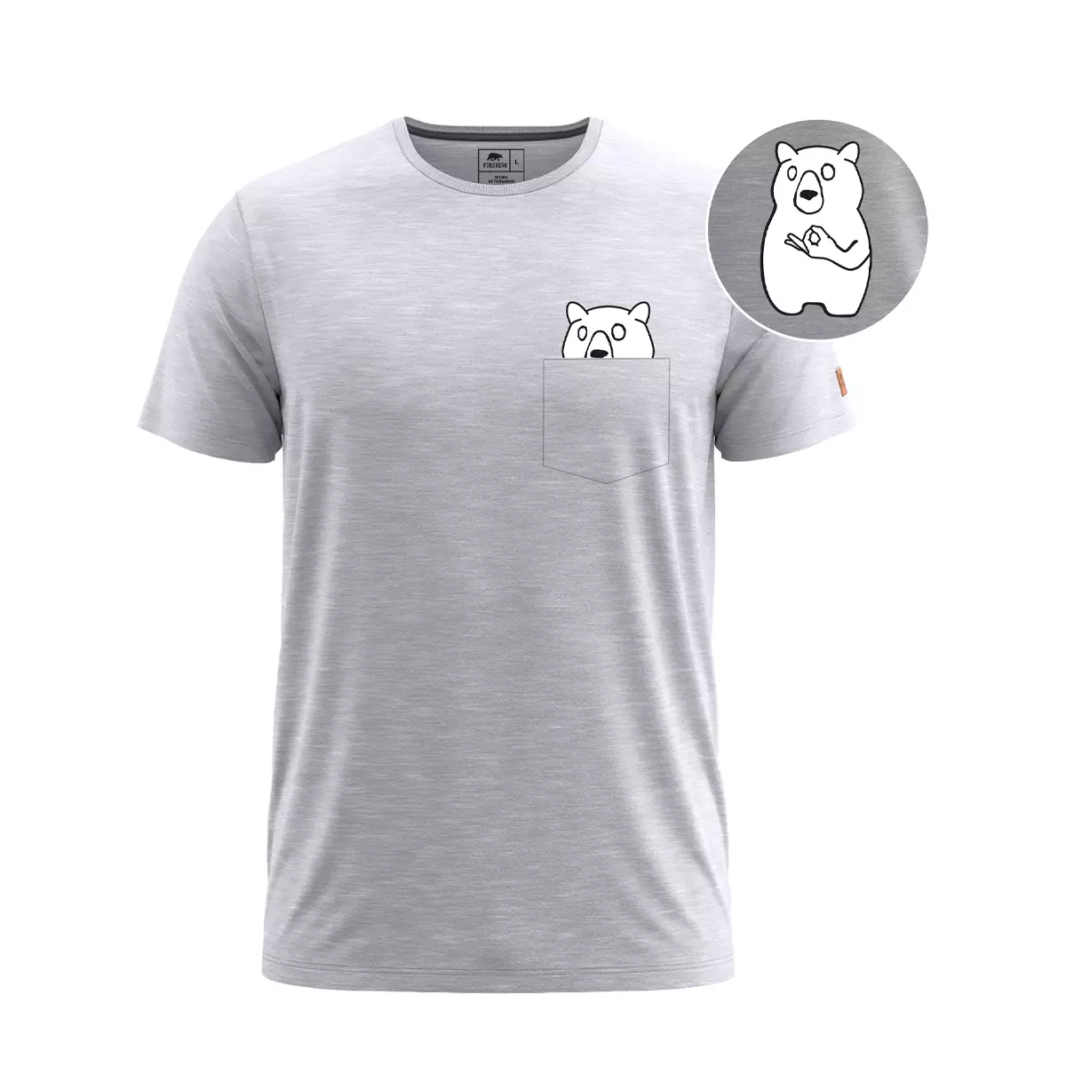 FORSBERG Halvarson T-Shirt mit Brusttasche - 1