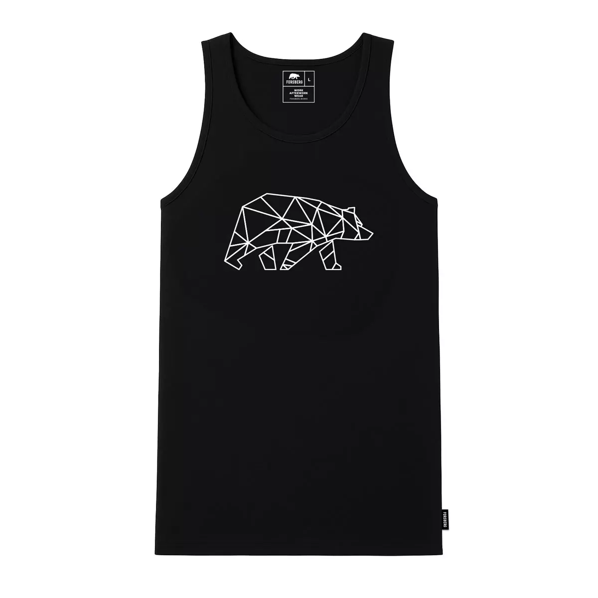 FORSBERG Tanktop mit großem Brustlogo - 1