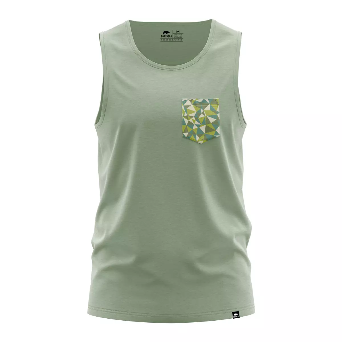 FORSBERG pastellgrünes Tanktop Shirt - 1