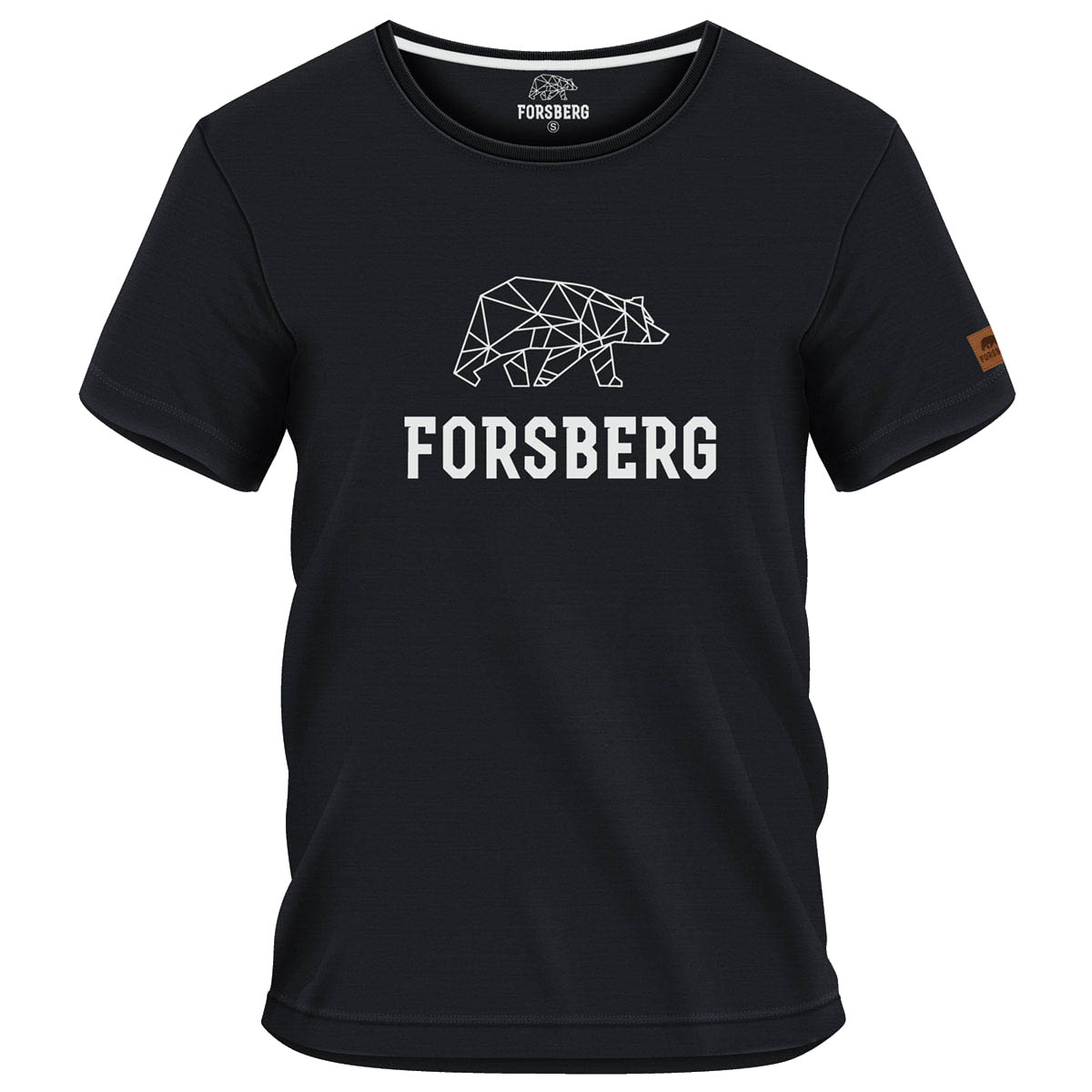 FORSBERG Rönsson T-shirt met logo op de borst