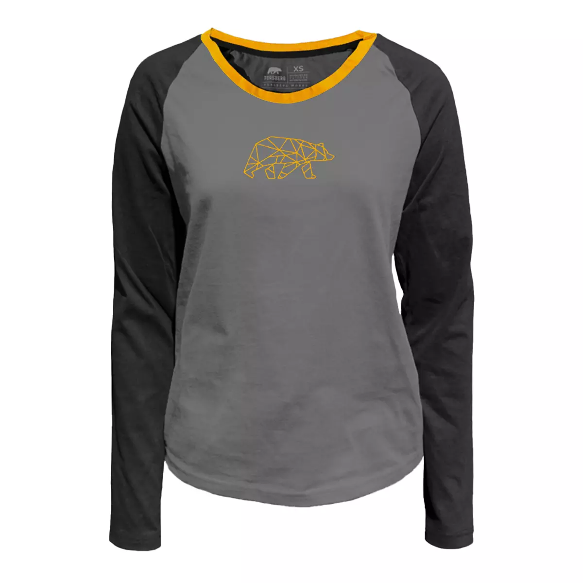 FORSBERG zweifarbiges Longsleeve mit Brustlogo Damen - 2