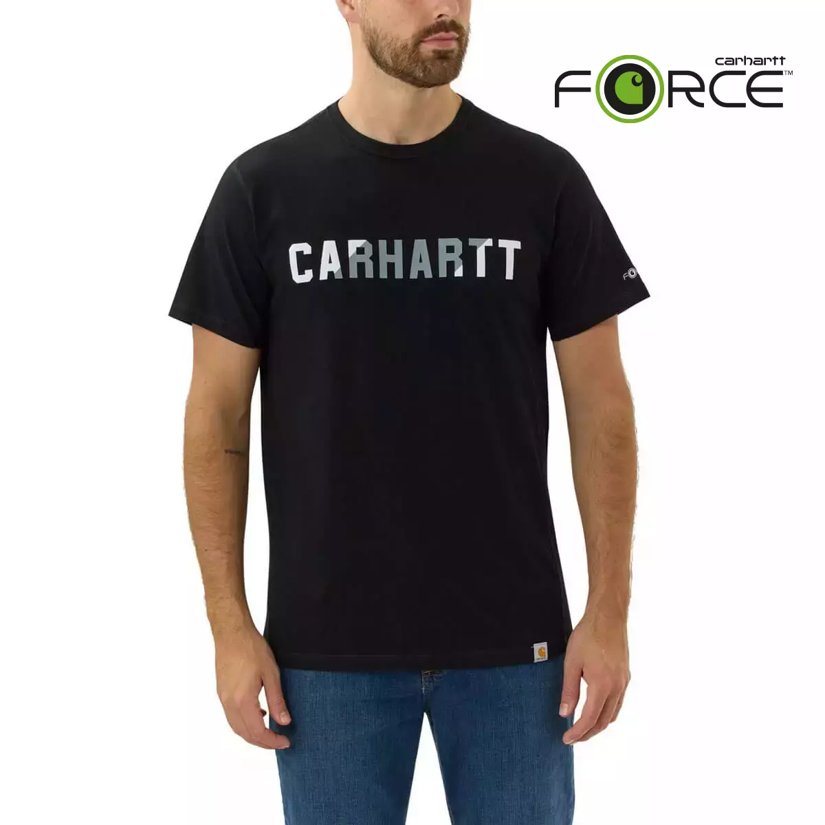 Carhartt Force Flex Block Logo T-Shirt - 1