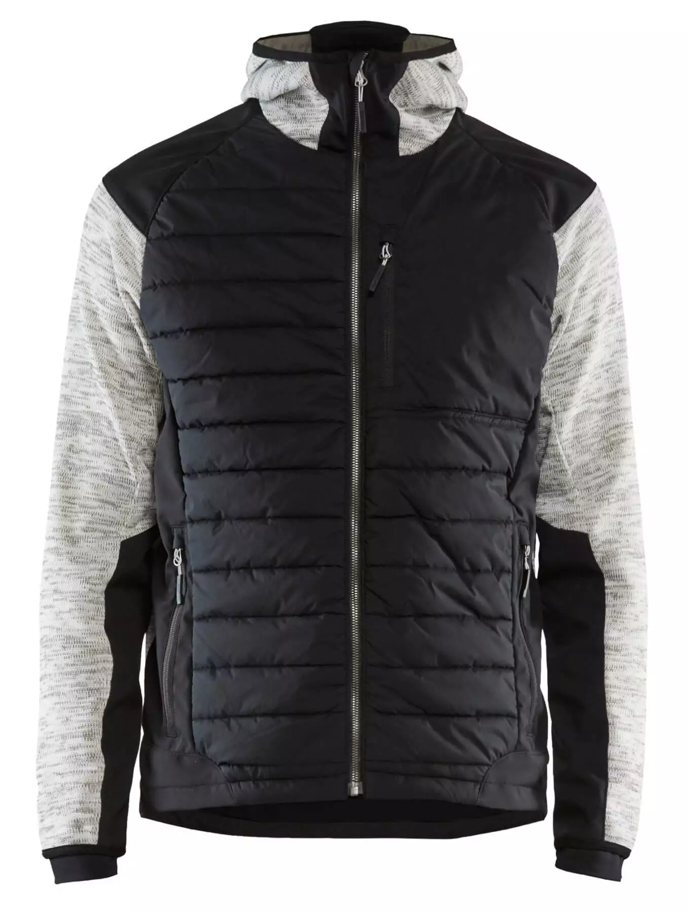 Blakläder Hybridjacke mit Strickfleece - 1