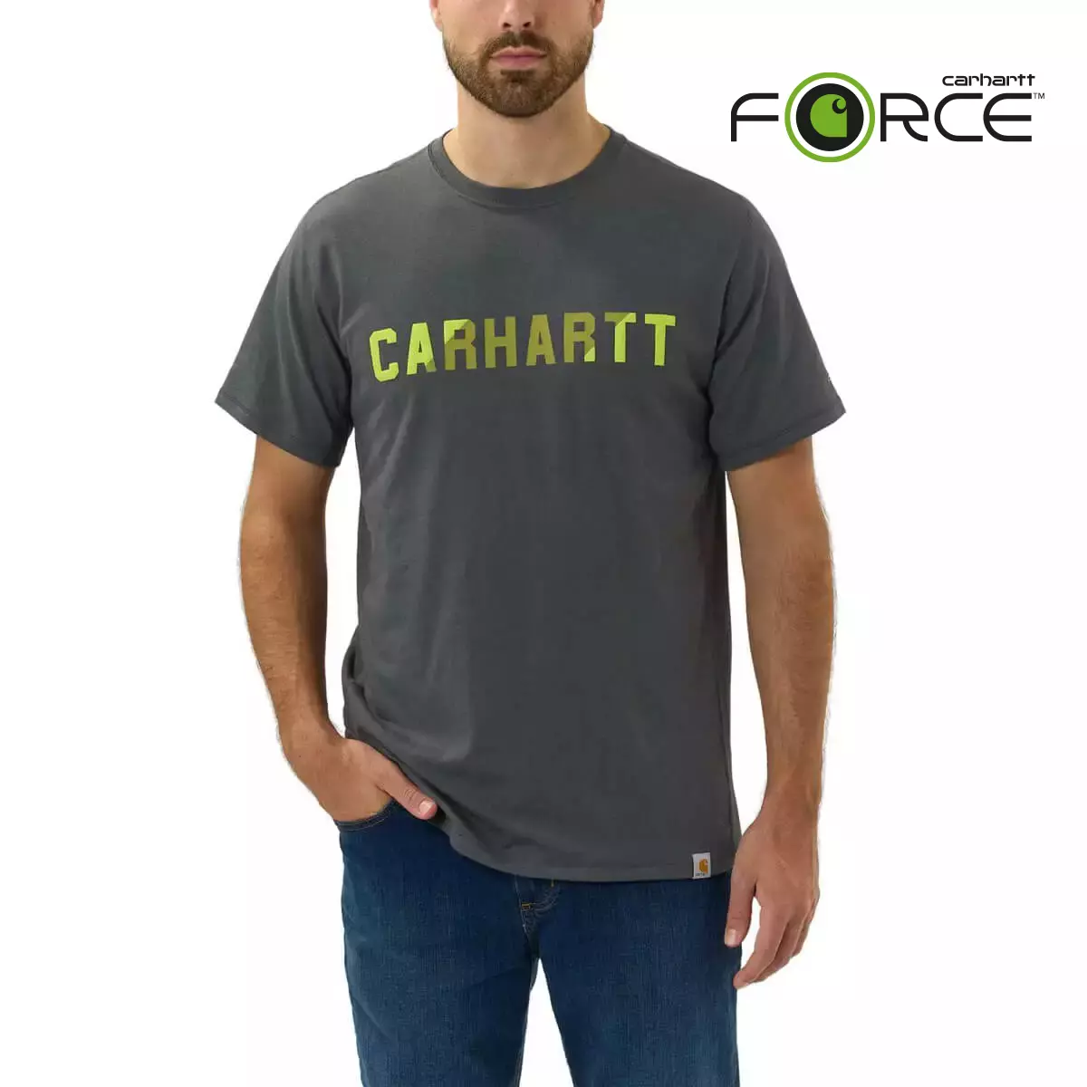 Carhartt Force Flex Block Logo T-Shirt - 4