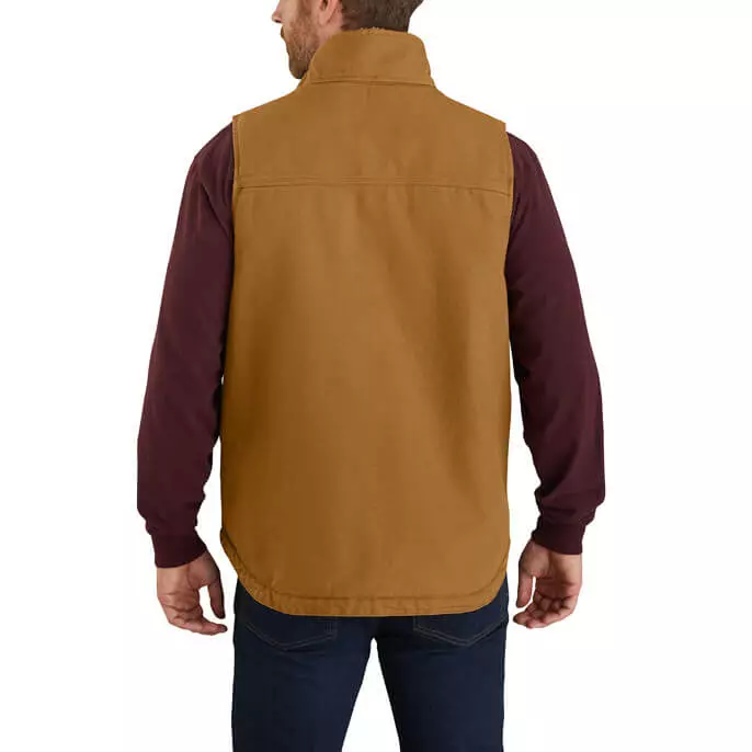 Carhartt Mock Neck Winterweste mit Webpelzfutter  - 3