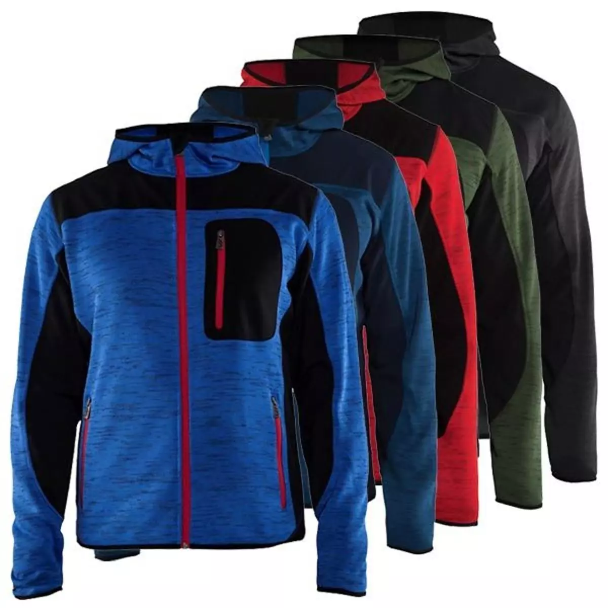 Blakläder Kapuzenjacke Strick Softshell - 1